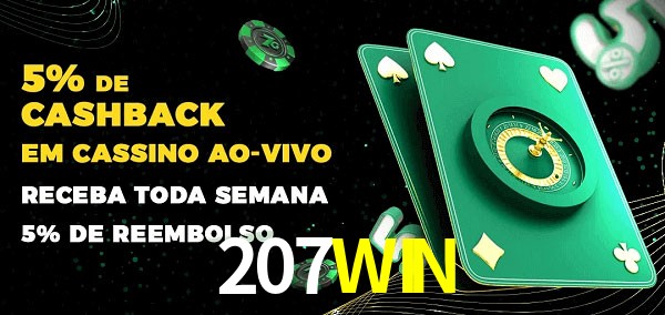 Promoções do cassino ao Vivo 207WIN